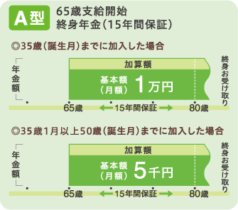 2口目の終身年金A型について