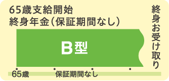 1口目の終身年金B型について